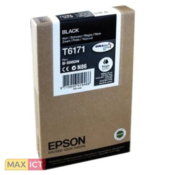 Epson Inkt tank Black T6171 DURABrite Ultra Ink (high capacity)
